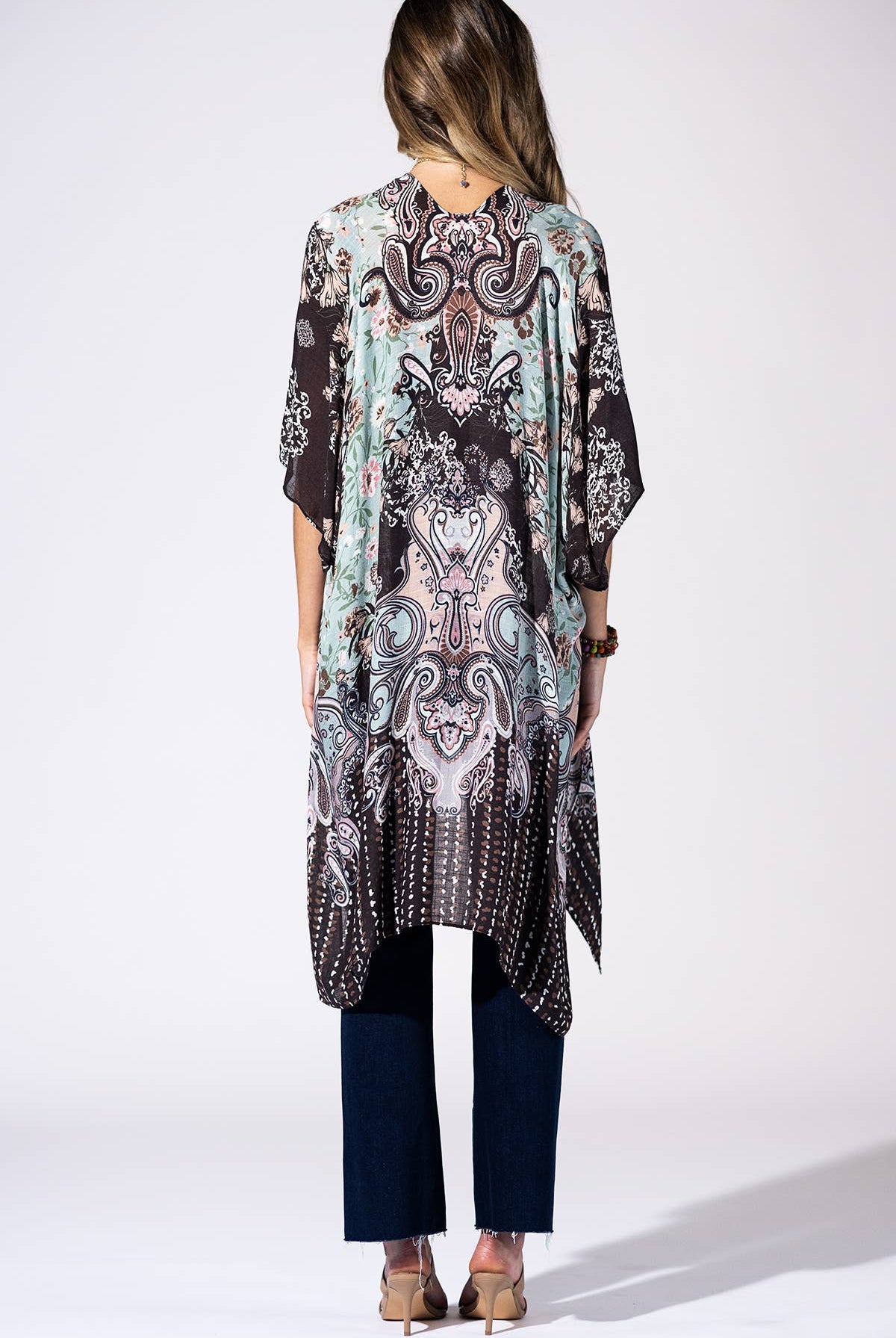Mint Chocolate Kimono { product_type }}