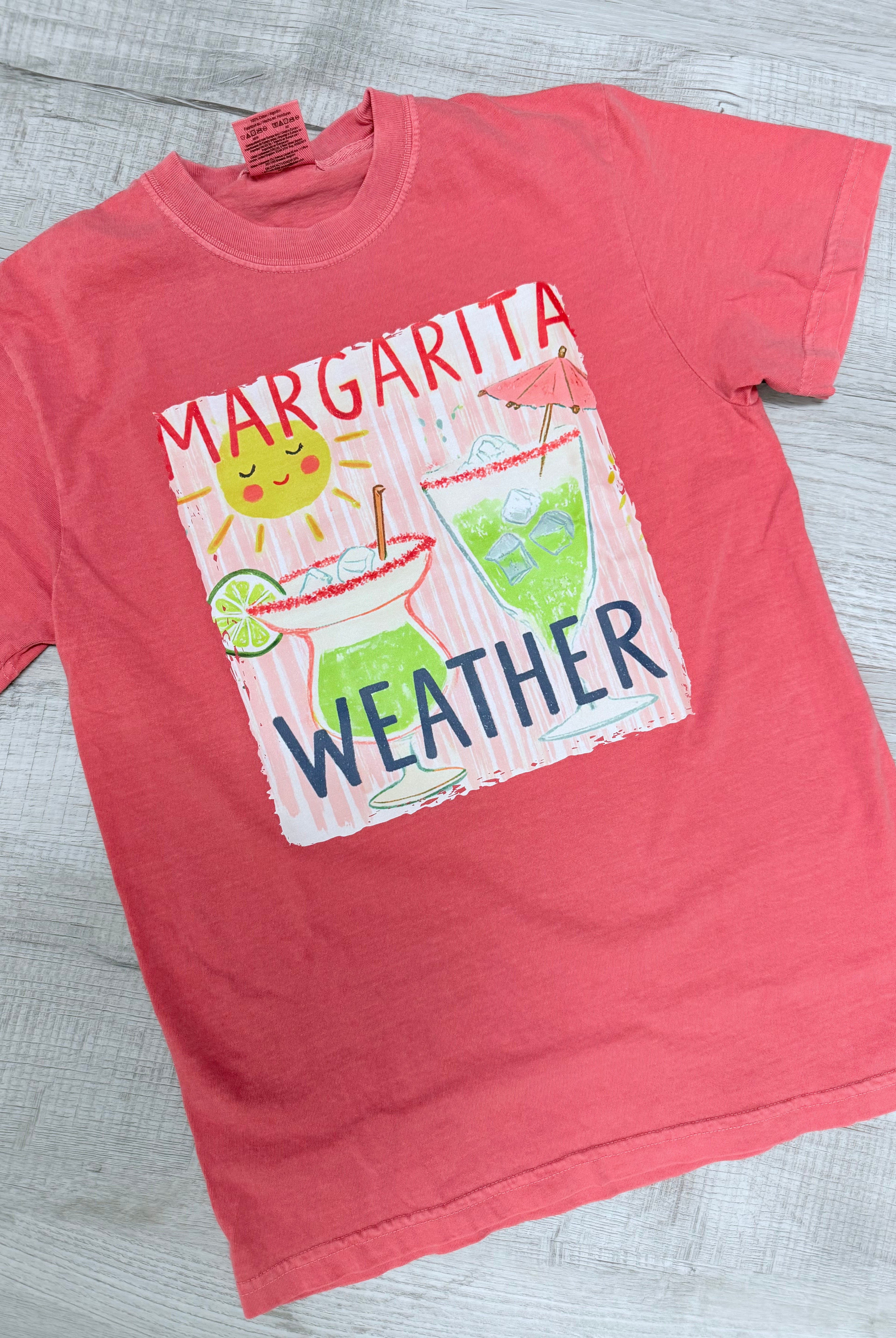 Margarita Weather Graphic Tee-Graphic Tees-TB TEES-Three Birdies Boutique, Women's Fashion Boutique Located in Kearney, MO