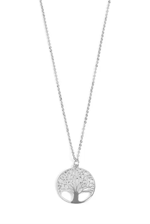 Silver Family Tree Necklace { product_type }}