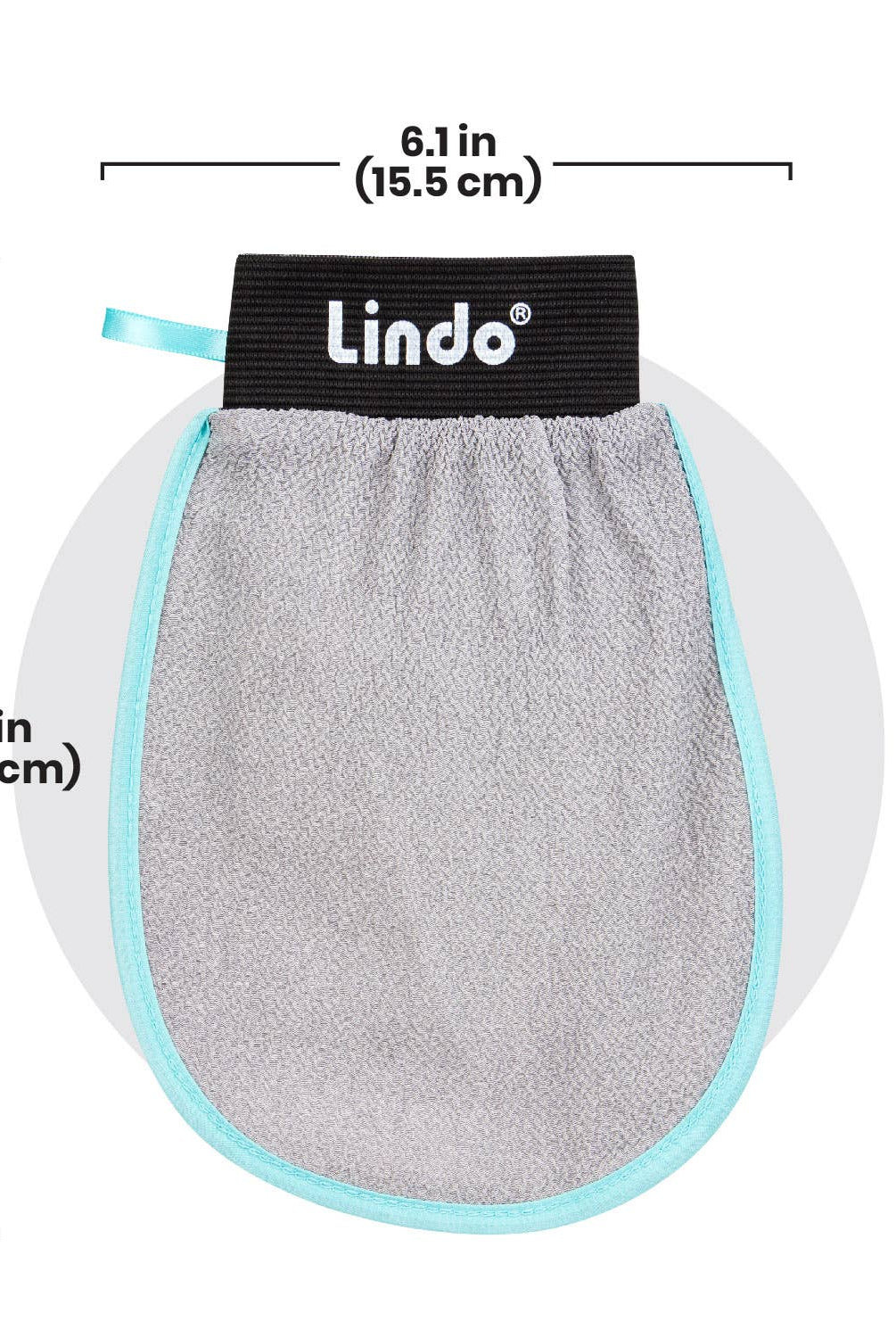 Lindo Dermaglove - Deep Exfoliation Mitt: Black/Pink { product_type }}