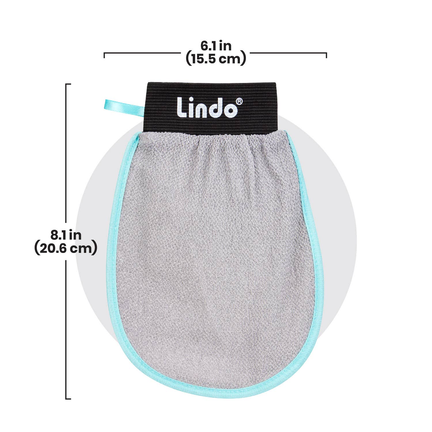 Lindo Dermaglove - Deep Exfoliation Mitt: Black/Pink { product_type }}