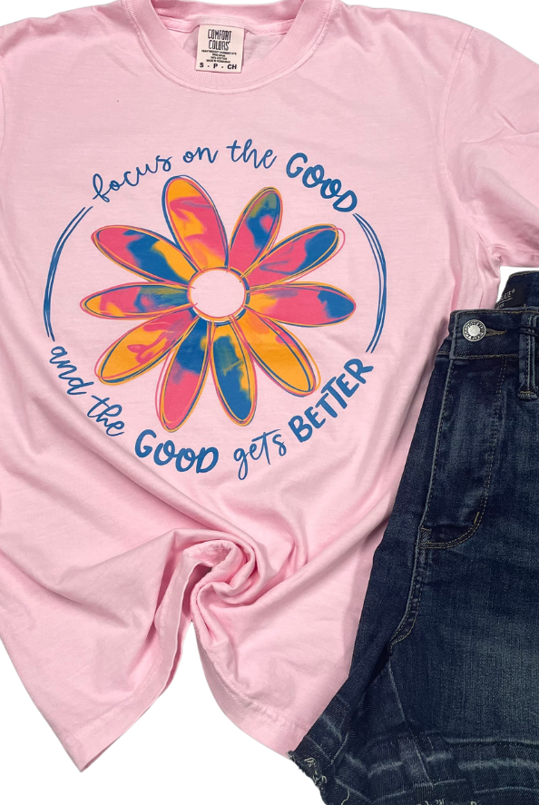 Focus on The Good Graphic Tee { product_type }}