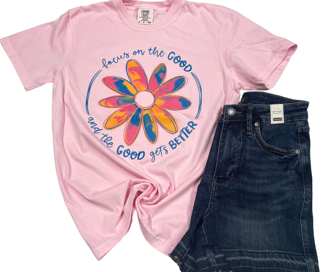 Focus on The Good Graphic Tee { product_type }}