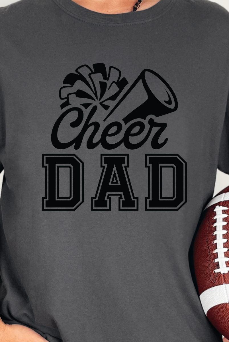 Cheer Dad Graphic Tee { product_type }}