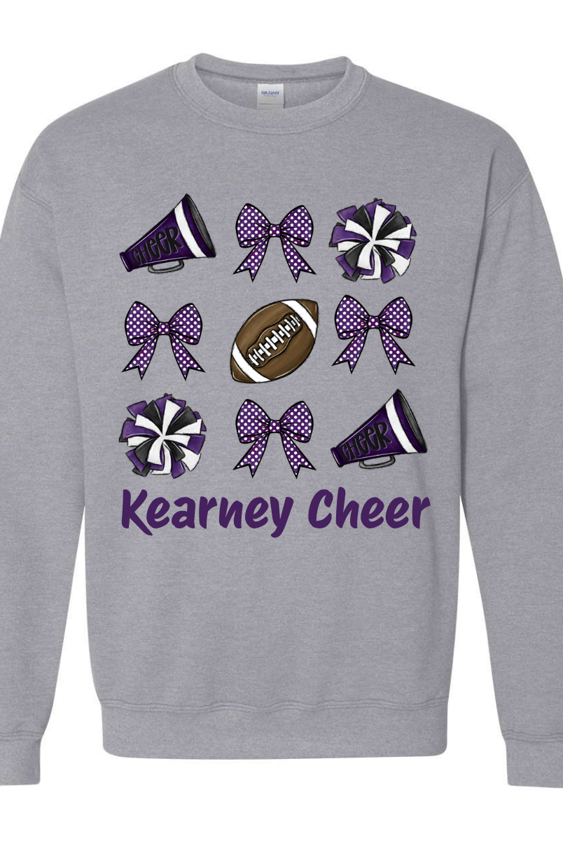 Kearney Cheer Crewneck Sweatshirt { product_type }}