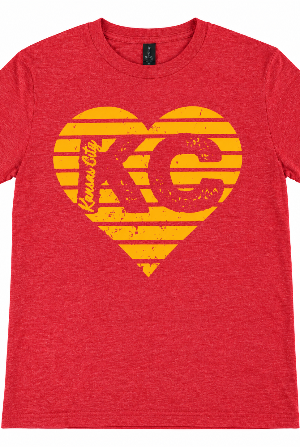 KC Heart Graphic Tee-Graphic Tees-TB TEES-Three Birdies Boutique, Women's Fashion Boutique Located in Kearney, MO