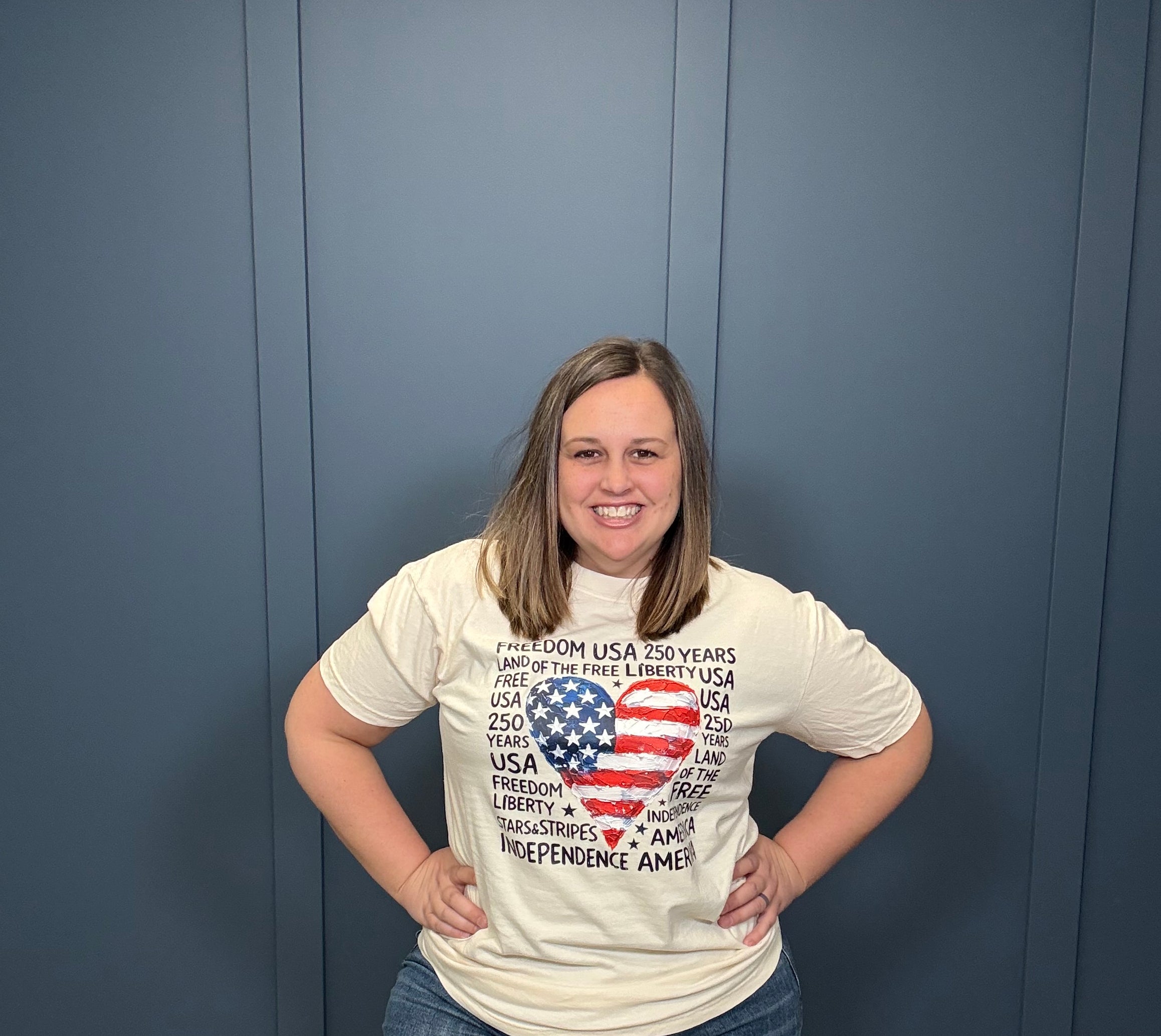 Painted USA Heart { product_type }}