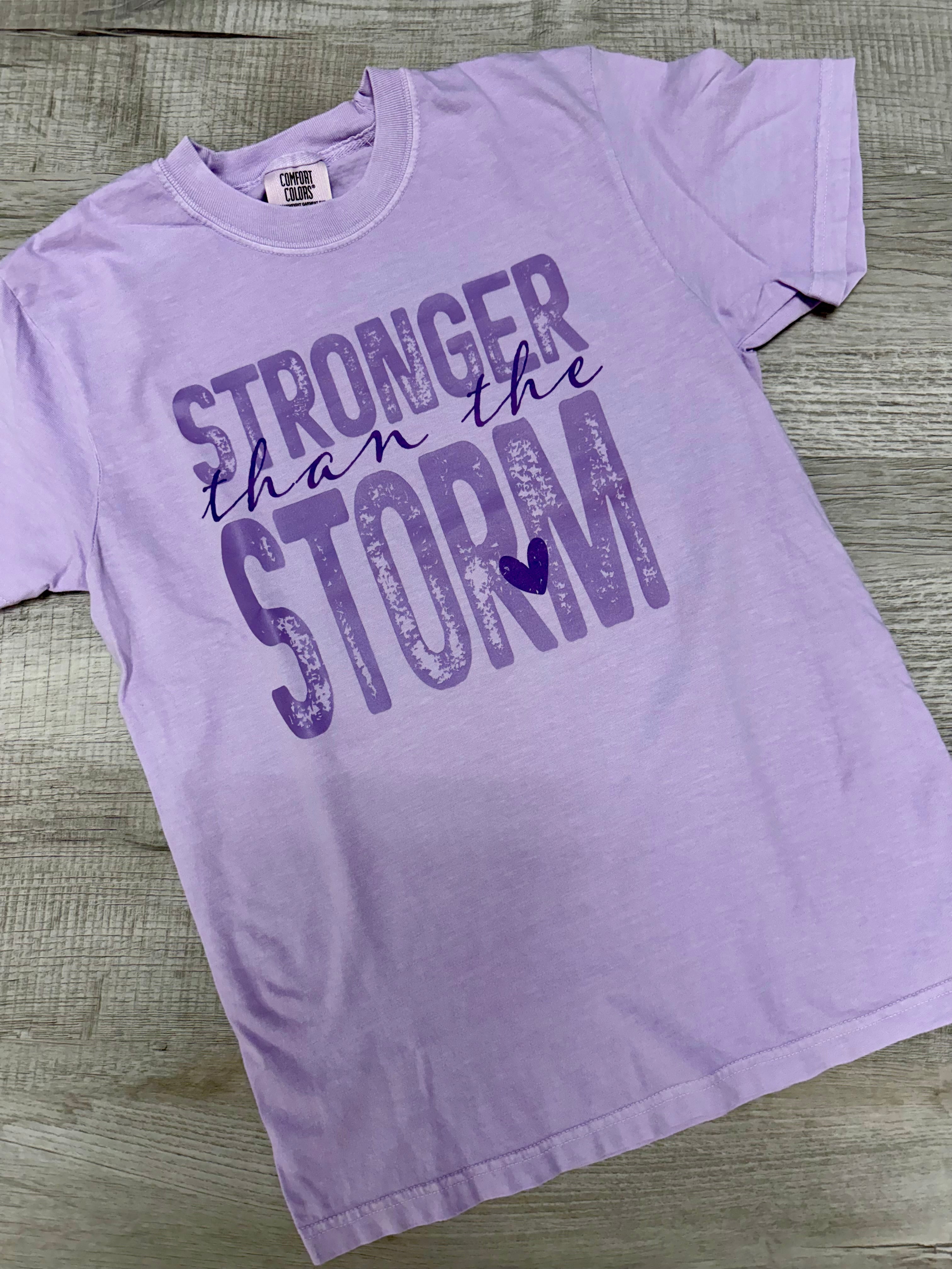 Strong Than the Storm Graphic Tee-Graphic Tees-TB TEES-Three Birdies Boutique, Women's Fashion Boutique Located in Kearney, MO