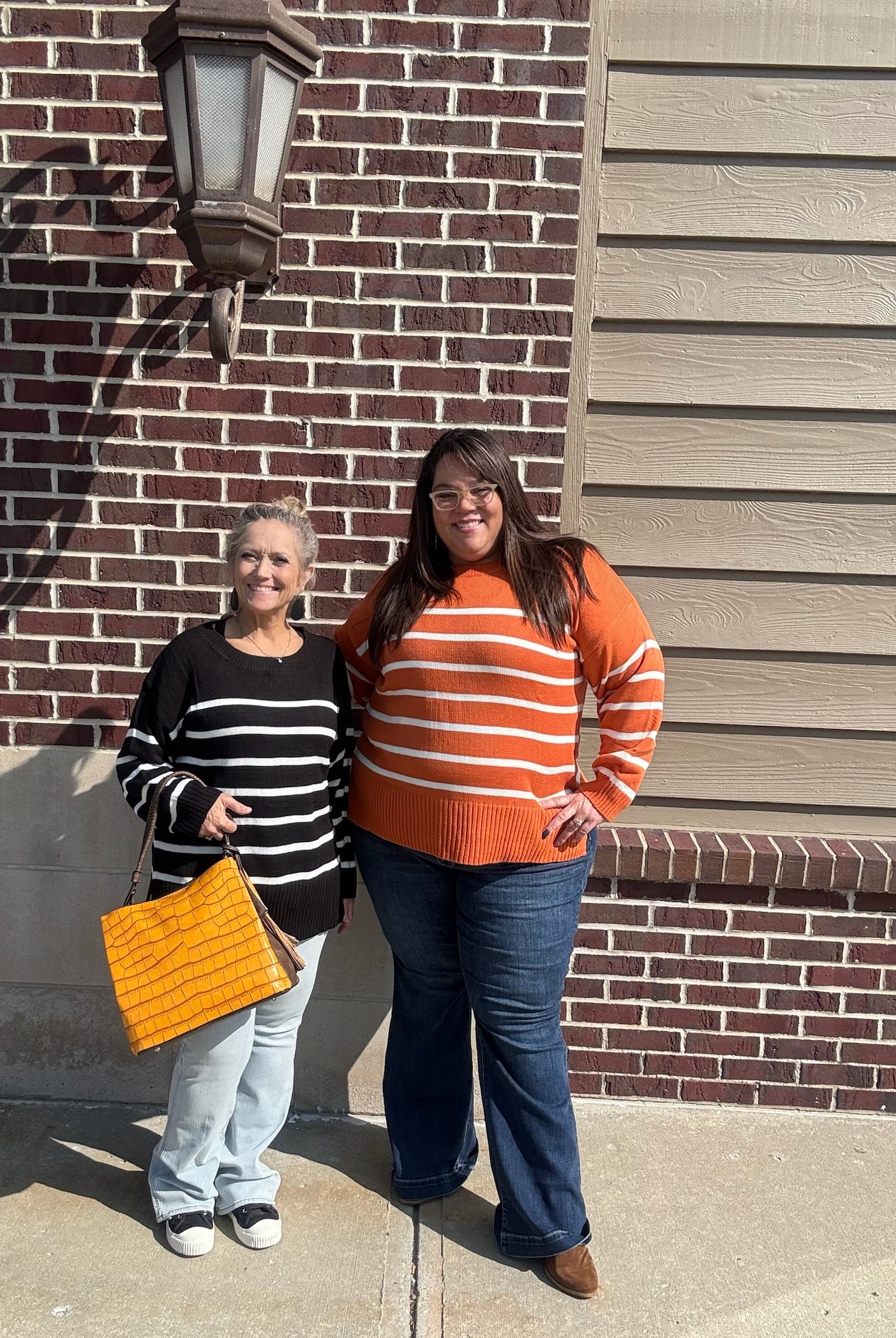 Striped Sweater-Sweaters-Haptics-Three Birdies Boutique, Women's Fashion Boutique Located in Kearney, MO