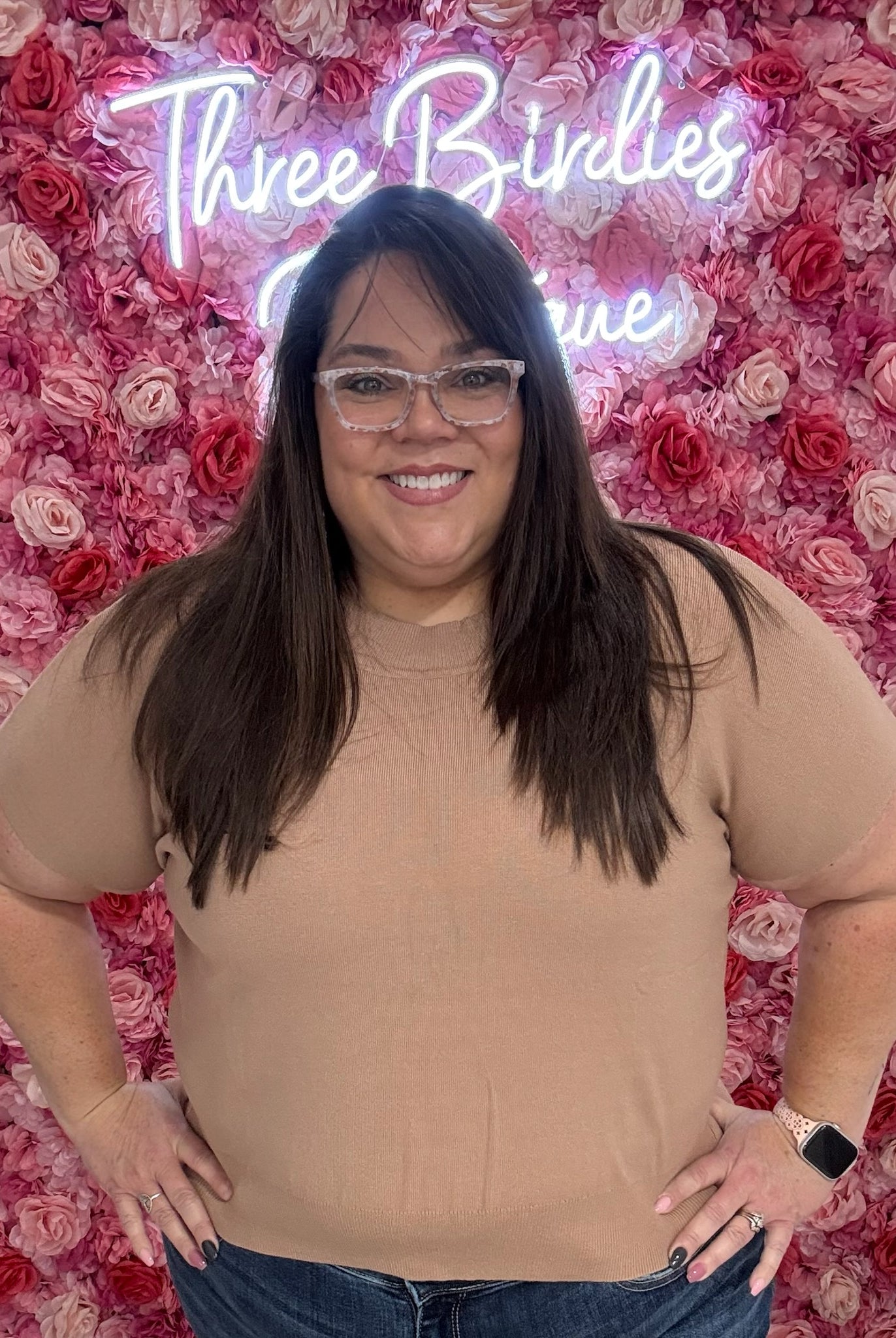 Mocha Cap Sleeve Top-Shirts & Tops-Sew in Love-Three Birdies Boutique, Women's Fashion Boutique Located in Kearney, MO