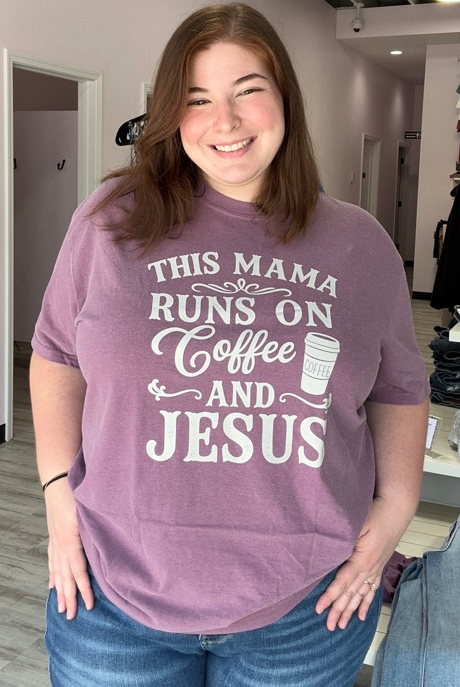 This Mama runs on Coffee { product_type }}