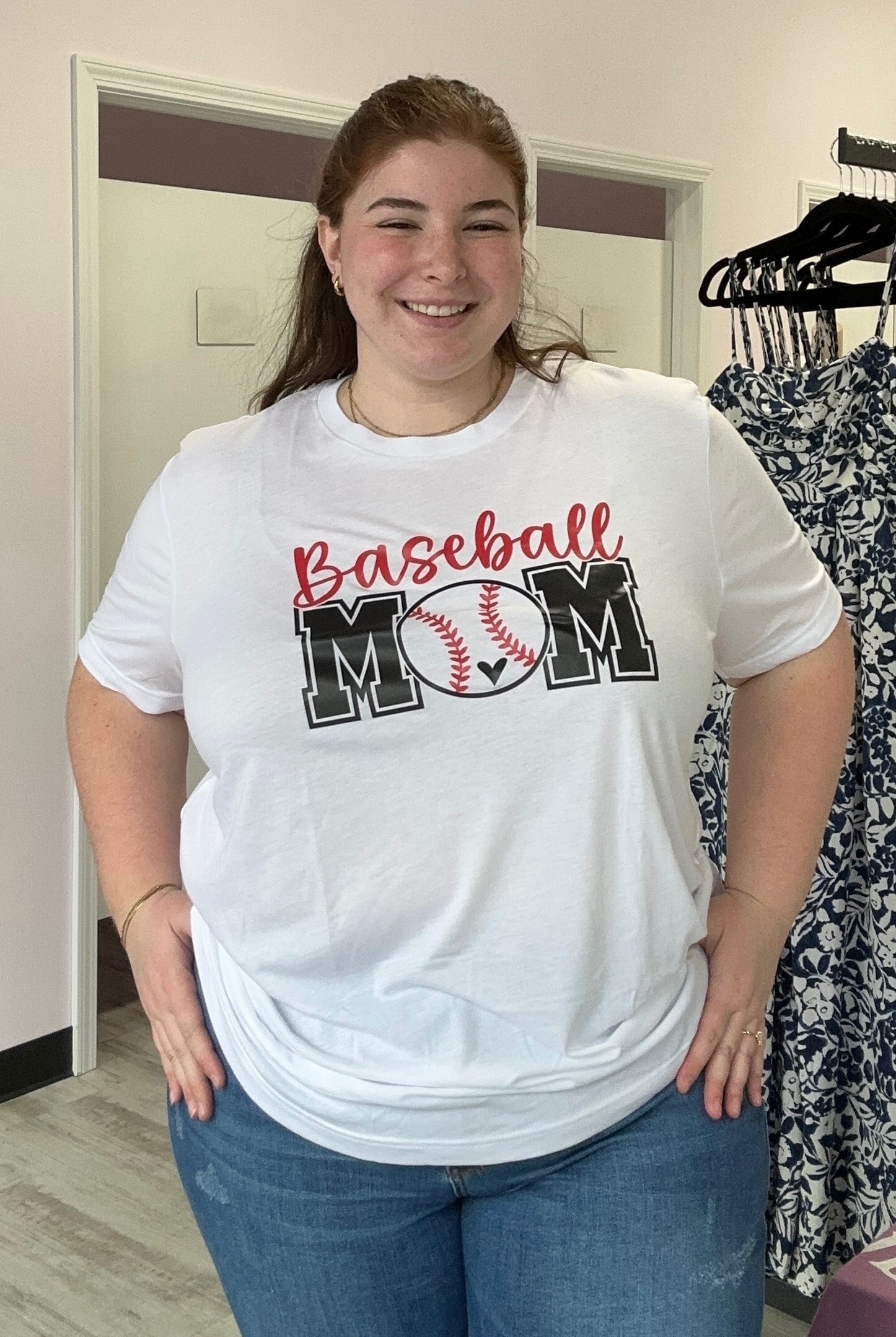 Baseball Mom Tee { product_type }}
