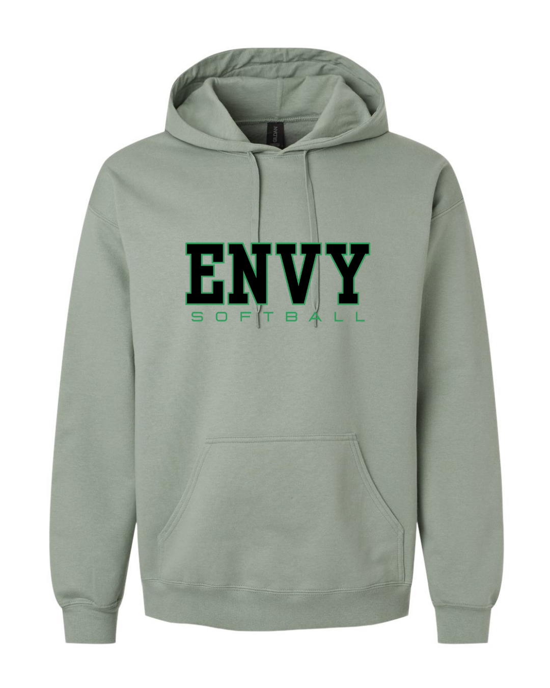 Block Envy Softball Gildan Hoodie-Graphic Tees-TB TEES-Three Birdies Boutique, Women's Fashion Boutique Located in Kearney, MO