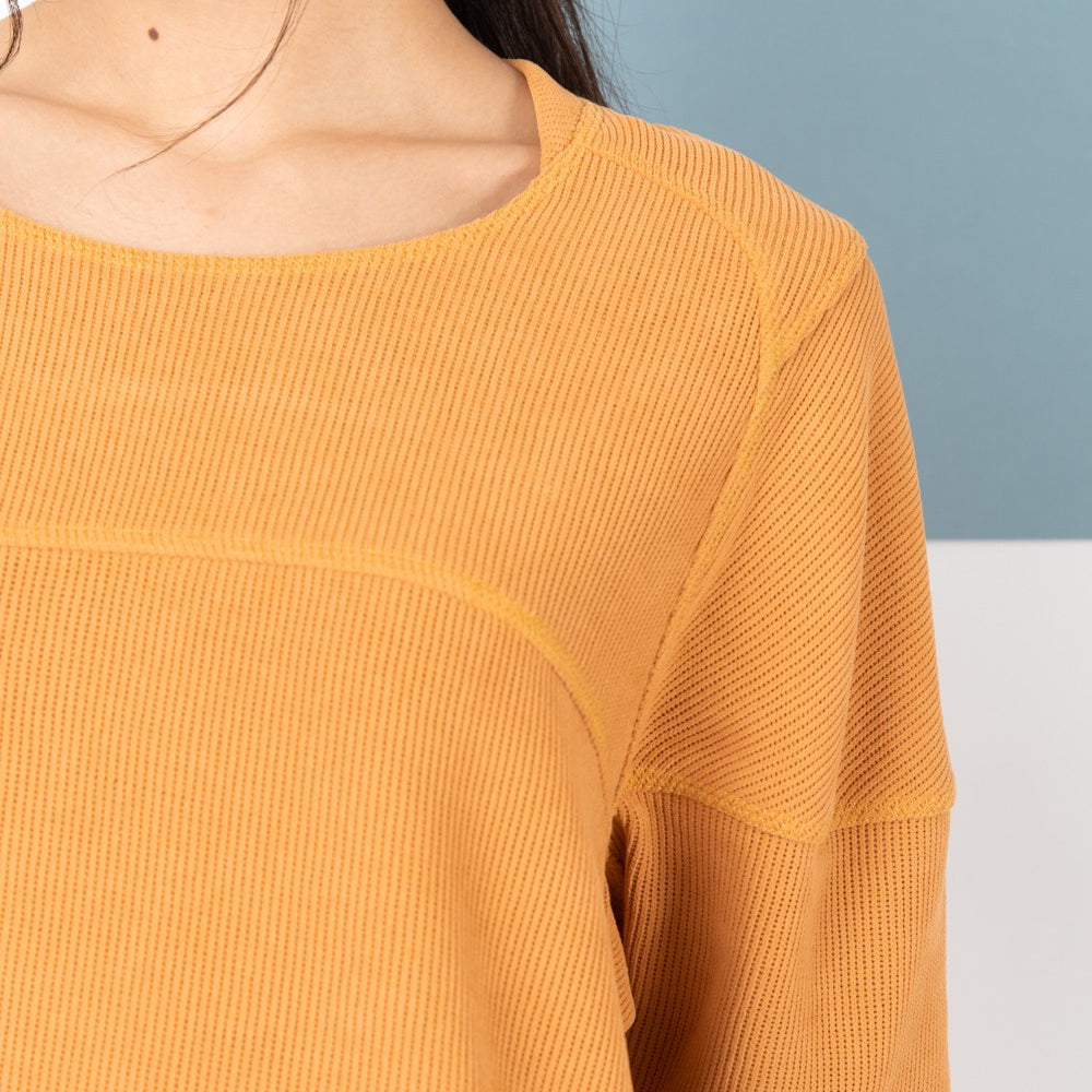 Oversized Solid Knit Top { product_type }}