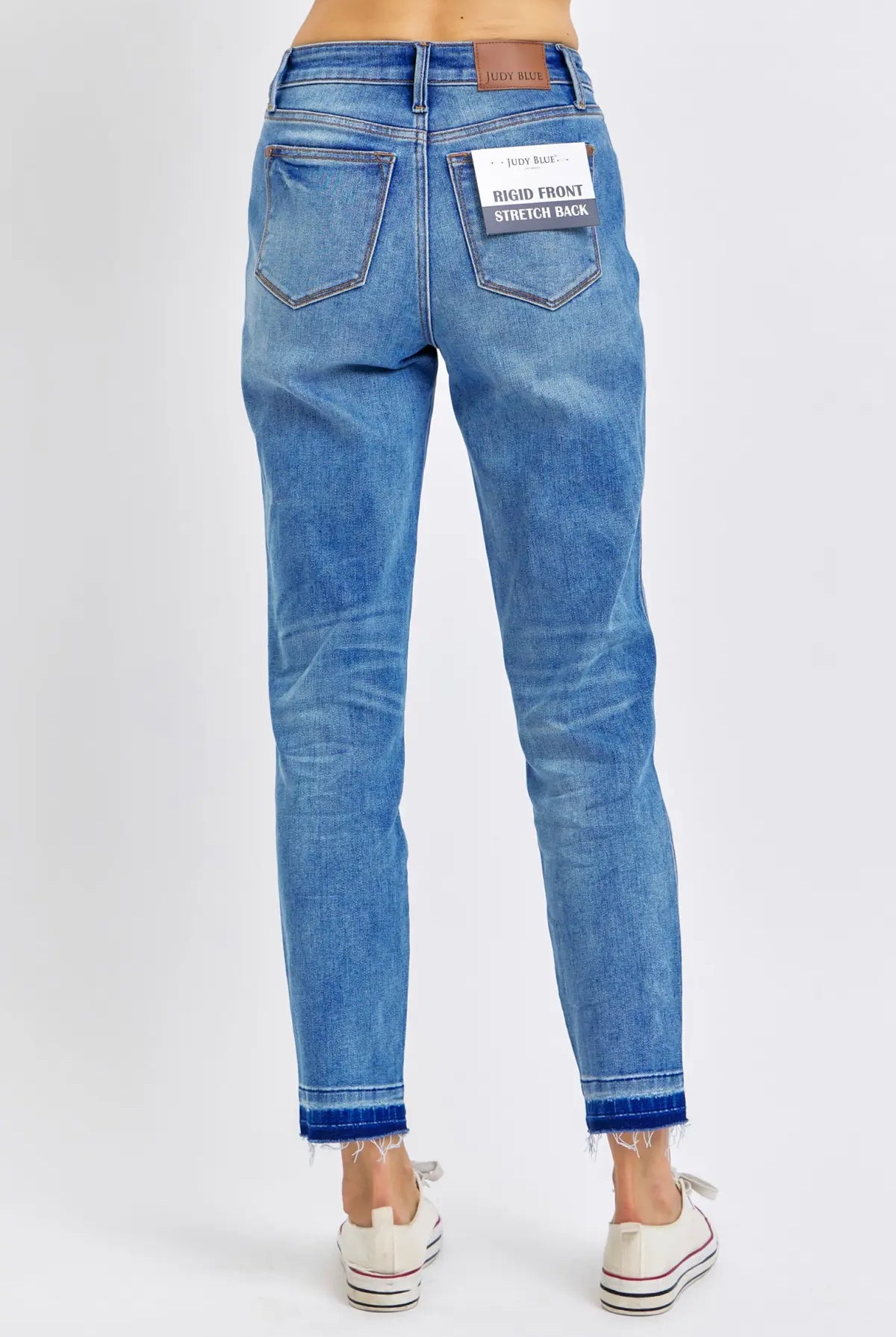 Judy Blue Rigid Magic Release Hem Boyfriend Jeans { product_type }}