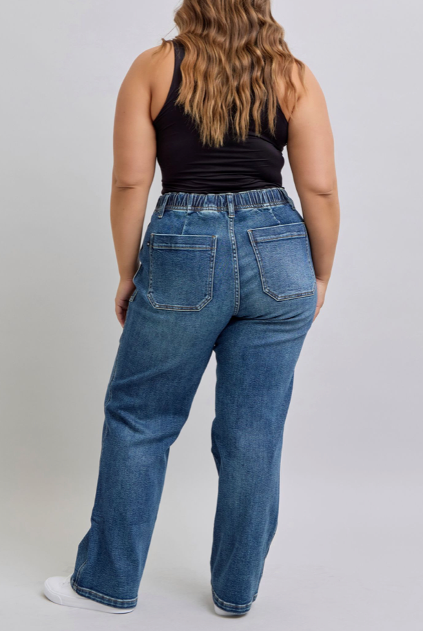 Judy Blue High Waist Drawstring Wide Leg { product_type }}