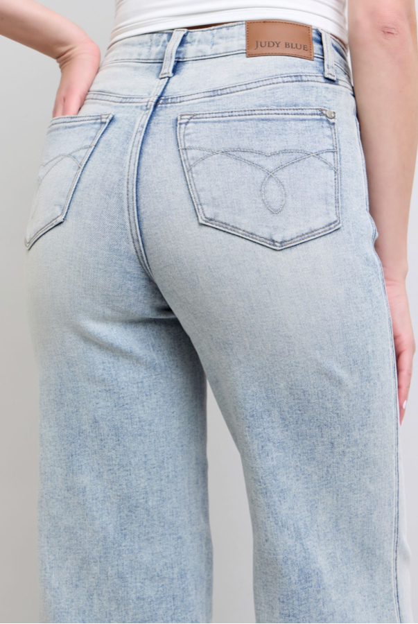 Judy Blue Tummy Control Retro Wide { product_type }}