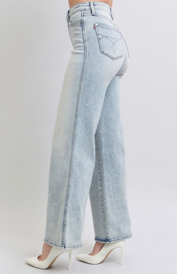 Judy Blue Tummy Control Retro Wide { product_type }}