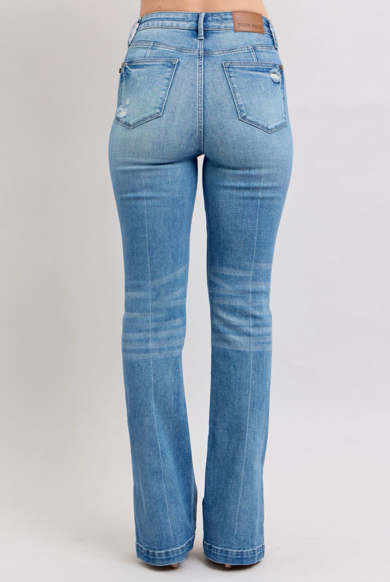 Judy Blue TC Side Slit Bootcut { product_type }}