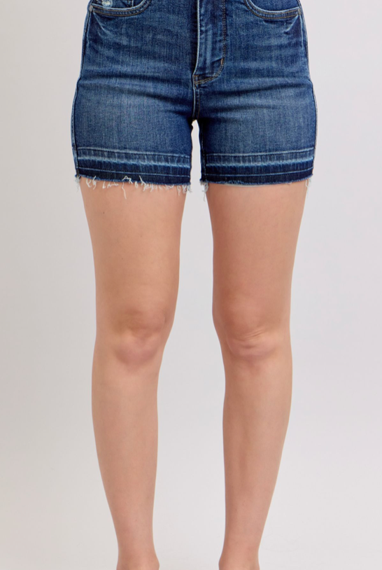 Judy Blue TC Destroy Hem Short { product_type }}