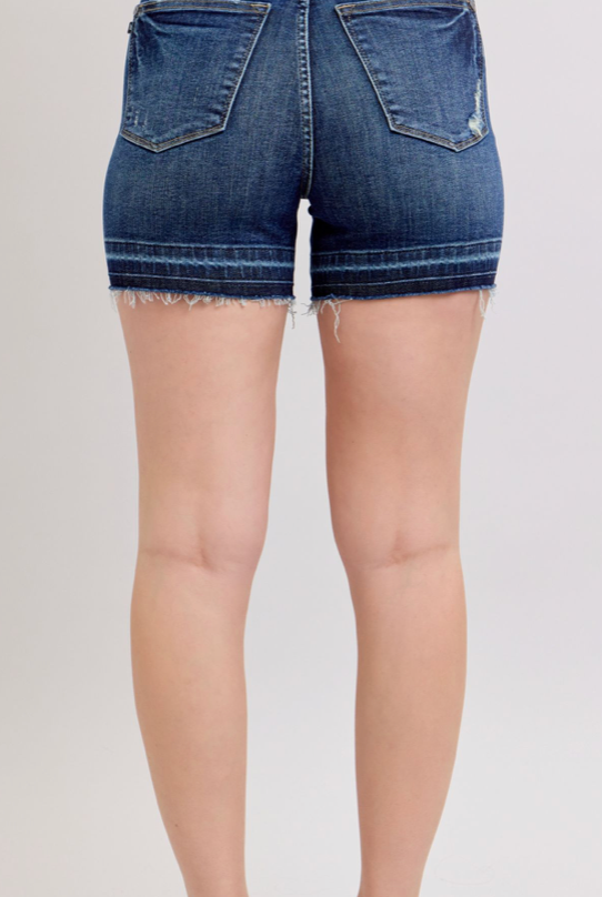 Judy Blue TC Destroy Hem Short { product_type }}