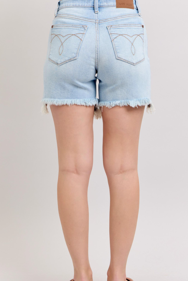 Judy Blue Cut Off Dad Short { product_type }}