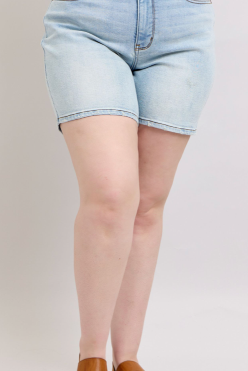 Judy Blue Mid Length Dad Short LW { product_type }}