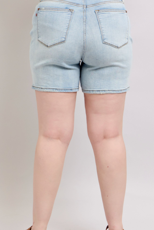 Judy Blue Mid Length Dad Short LW { product_type }}