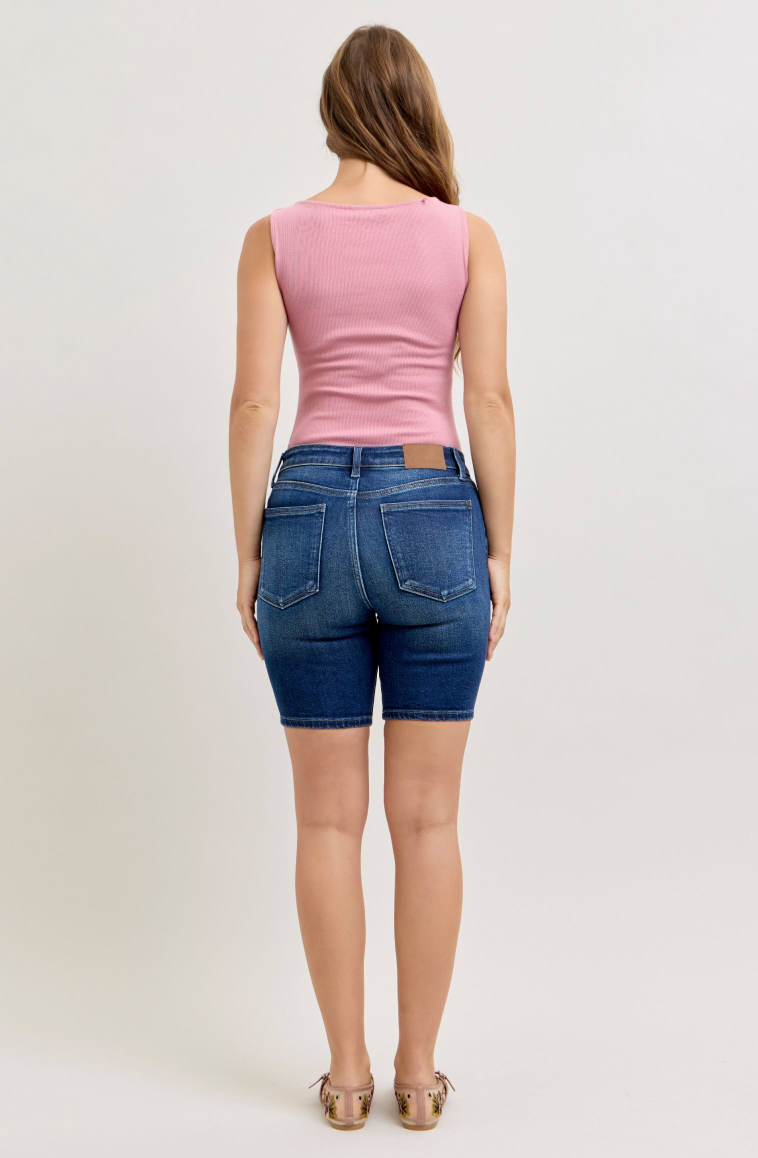 MR Bermuda-Shorts-Judy Blue-Three Birdies Boutique, Women's Fashion Boutique Located in Kearney, MO