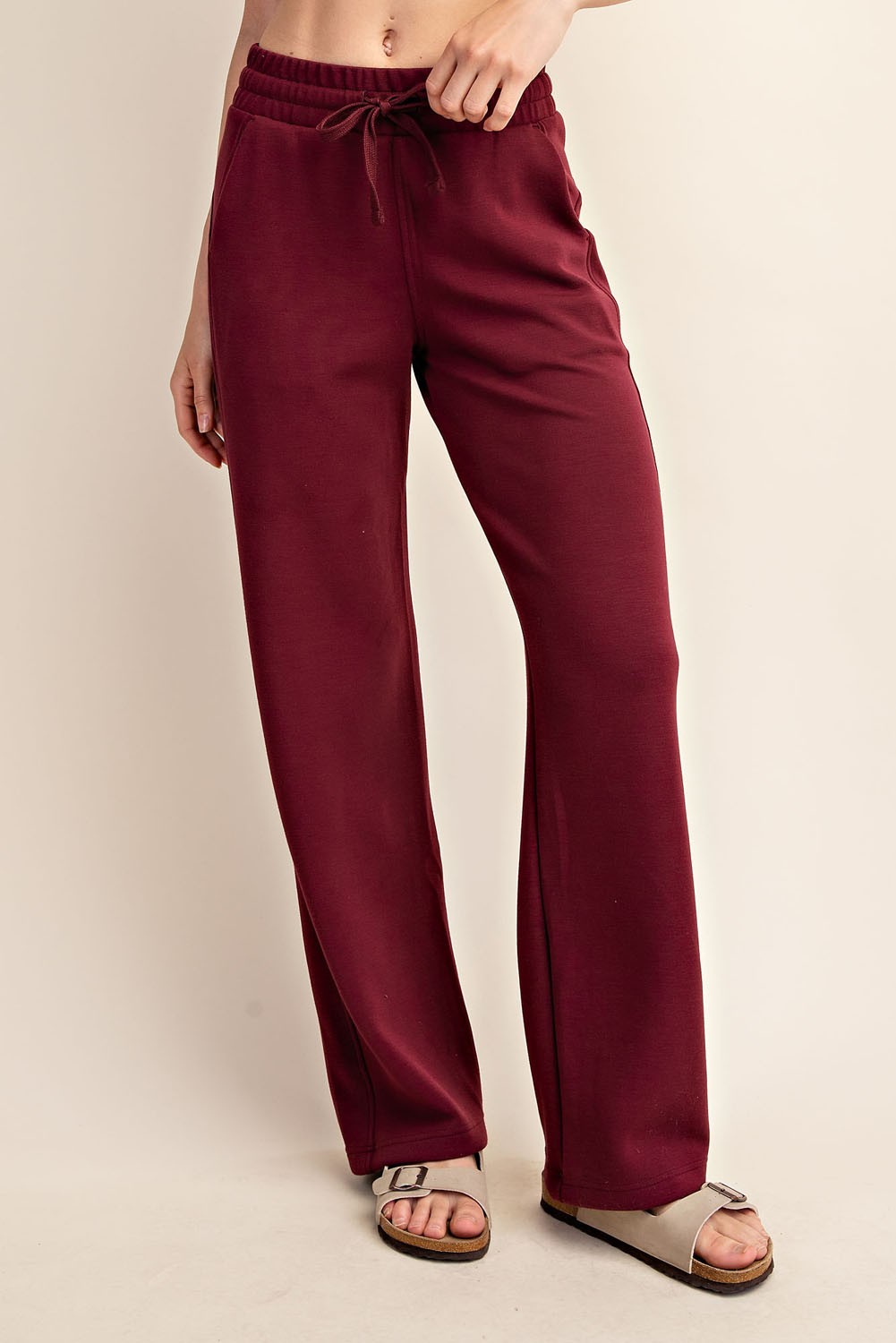 Rae Mode Luxe Straight Leg Pants { product_type }}