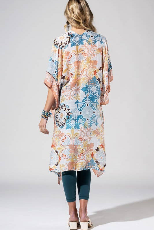 Cona Moroccan Tile Kimono { product_type }}