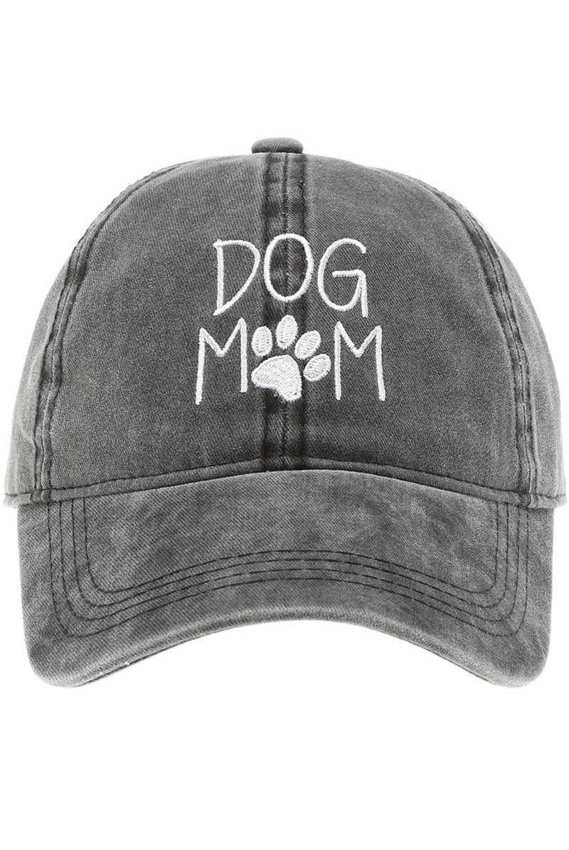 DOG MOM Embroidered Cotton Baseball Caps Dad Hat: DUSTY PINK / One Size { product_type }}