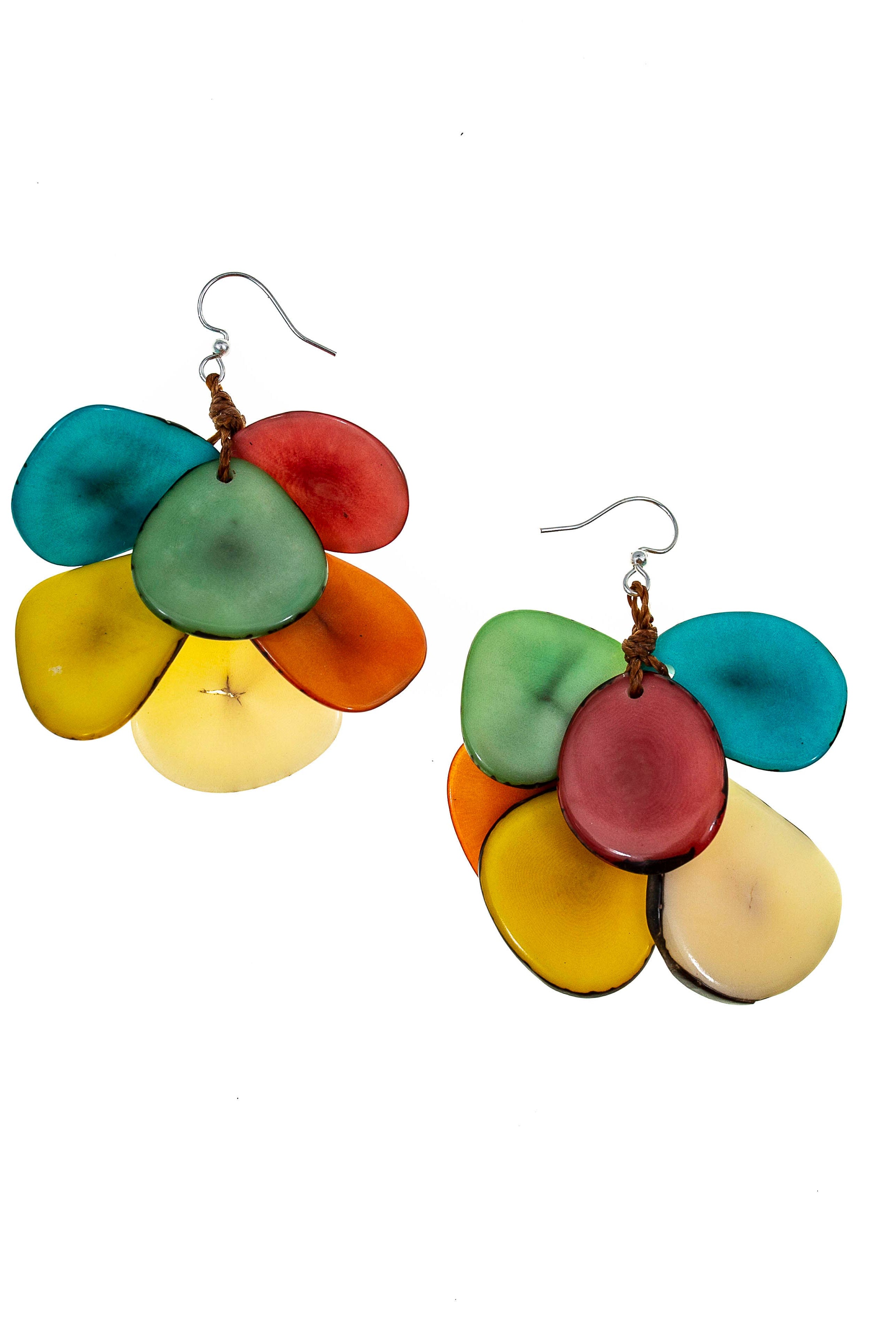 Mariposa Earrings: Cafe con Leche-Organic Tagua Jewelry-Three Birdies Boutique, Women's Fashion Boutique Located in Kearney, MO