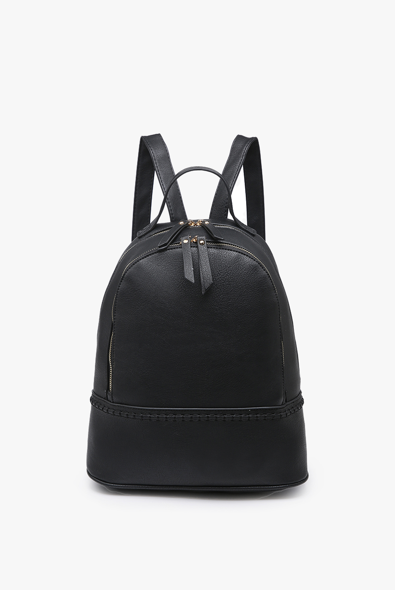 Marty Backpack with Stitch Detail - Black { product_type }}