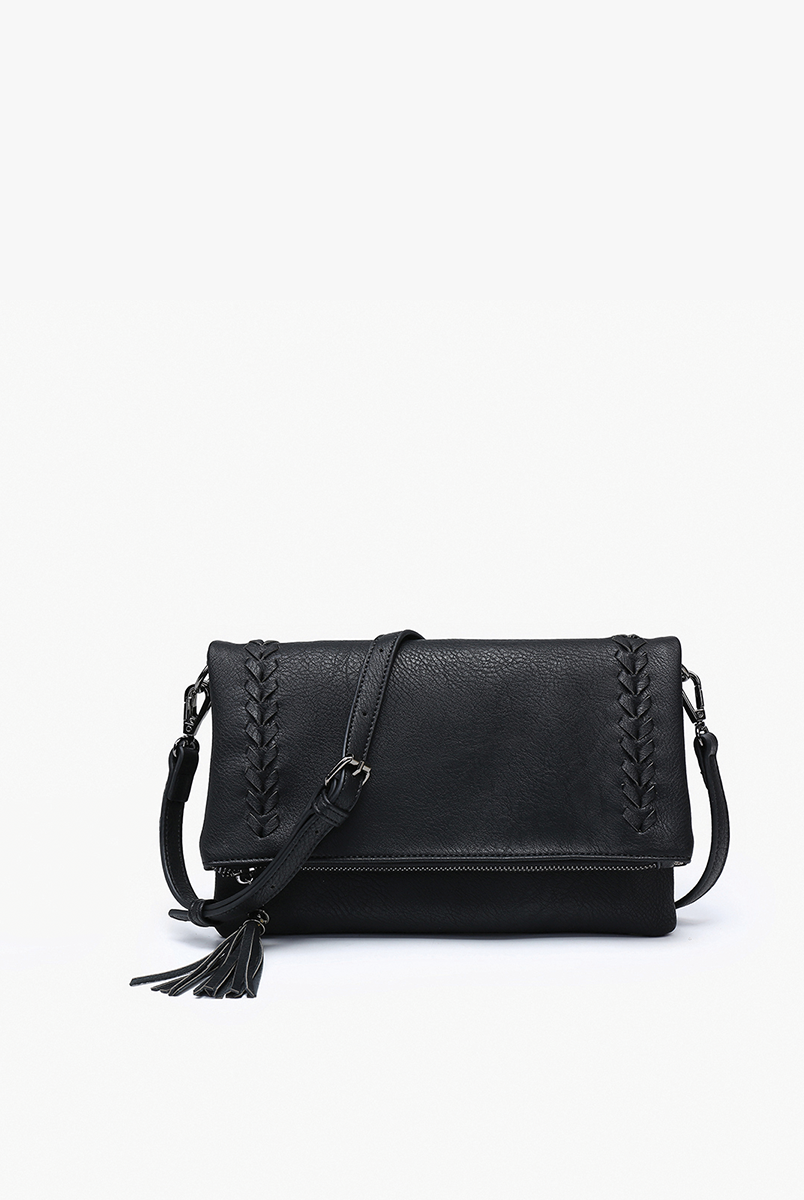 Isadora Crossbody with Tassel - Black { product_type }}