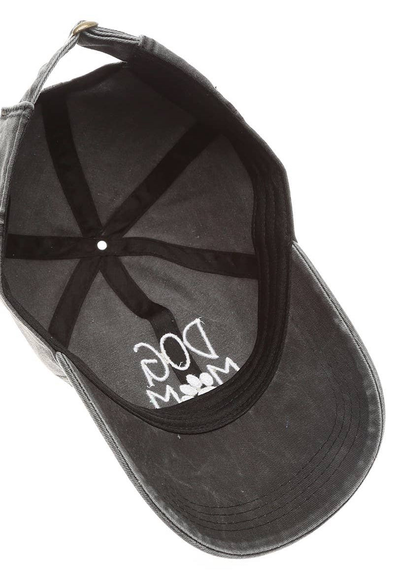 DOG MOM Embroidered Cotton Baseball Caps Dad Hat: DUSTY PINK / One Size { product_type }}