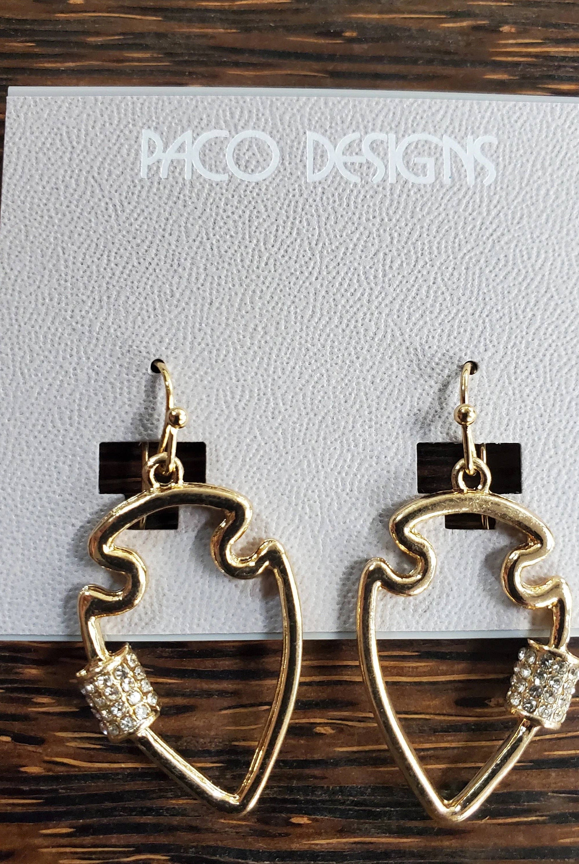 Stylish Small Bling Arrowhead Earrings Silver or Gold : Silver { product_type }}