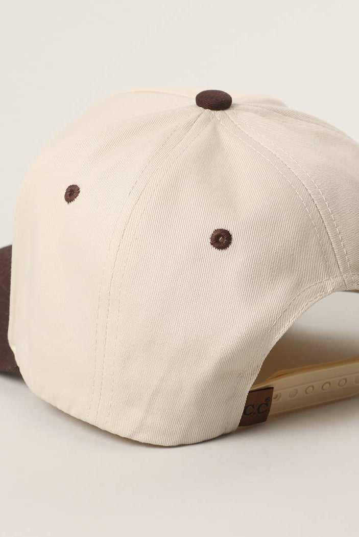 GRATEFUL Embroidery Two-Tone Trucker Hat: COW / One Size { product_type }}