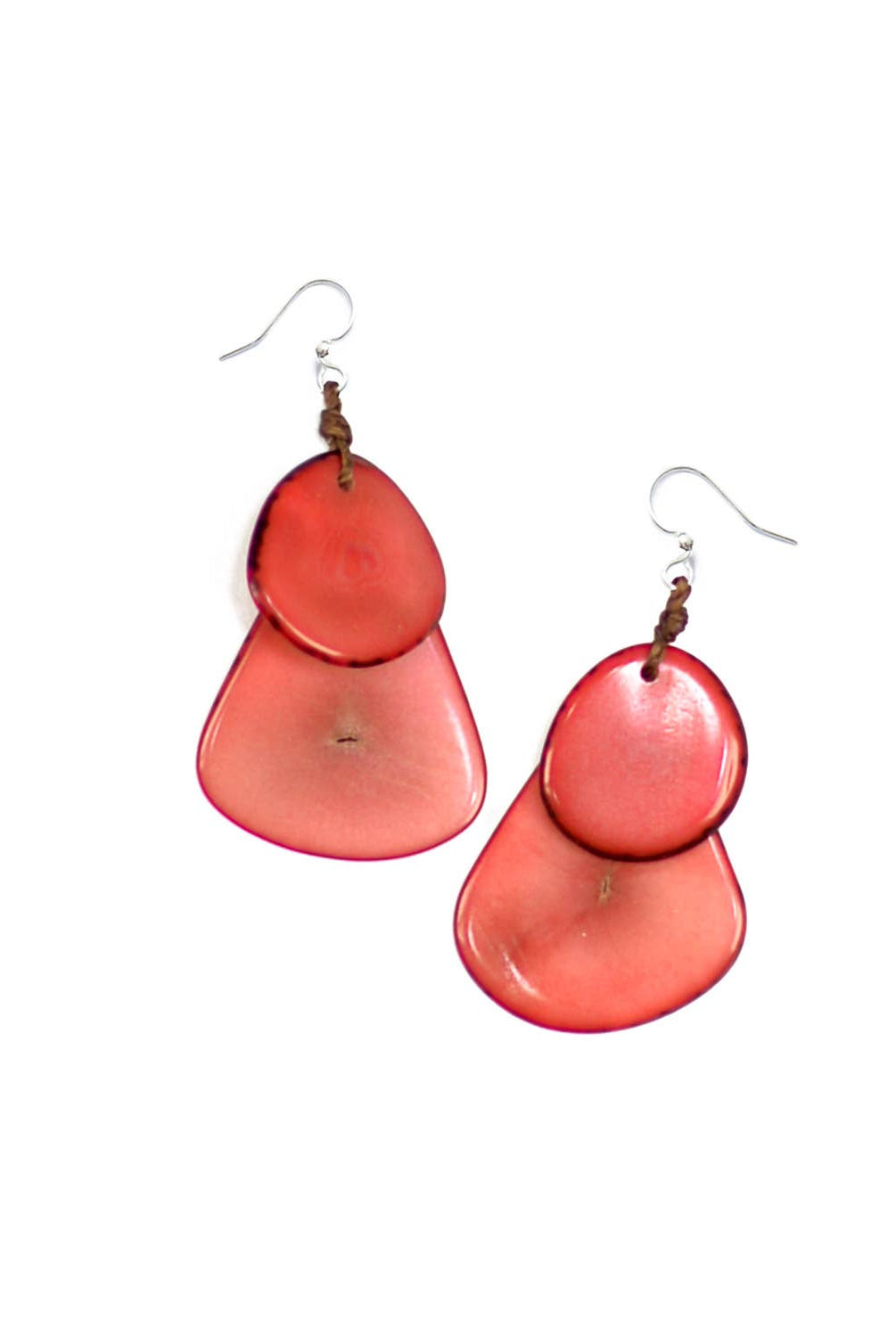 Fiesta Earrings: Celeste-Organic Tagua Jewelry-Three Birdies Boutique, Women's Fashion Boutique Located in Kearney, MO