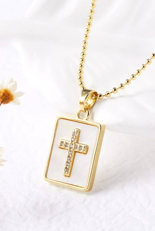 Epoxy Rhinestone Pendant Necklace { product_type }}