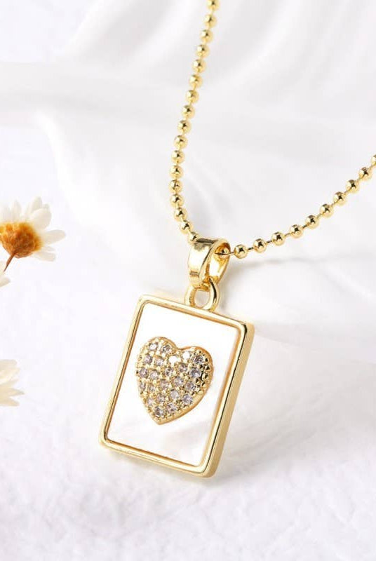 Pendant Necklace – Rectangle Cross { product_type }}