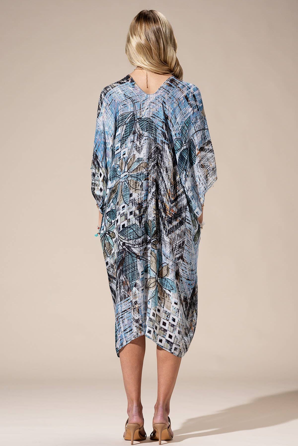 Denim Multi Kimono { product_type }}