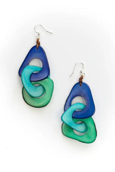 Vero Earrings-Earrings-Tagua-Three Birdies Boutique, Women's Fashion Boutique Located in Kearney, MO