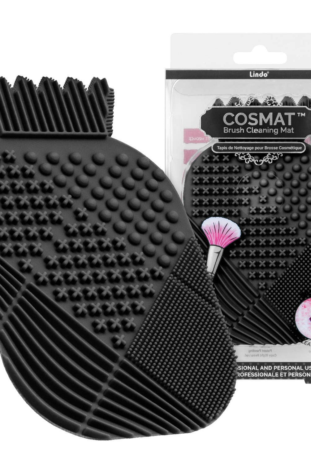 Lindo CosMat Brush Cleaning Pad: Purple { product_type }}
