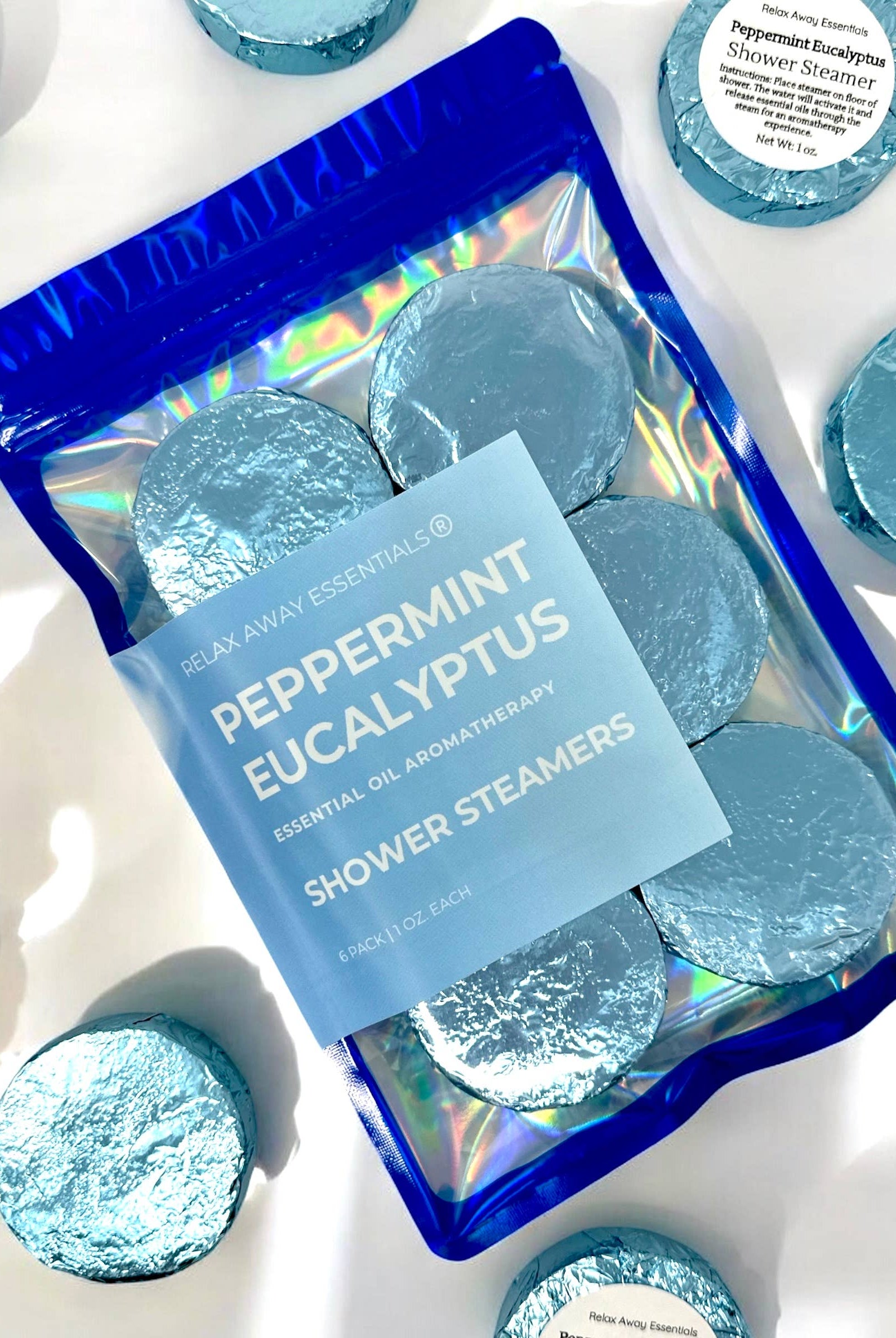Peppermint Eucalyptus Shower Steamers 6 Pack { product_type }}