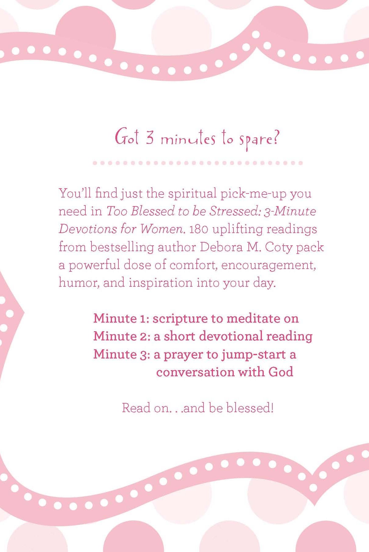 Too Blessed to be Stressed 3-Minute Devotions For Women { product_type }}