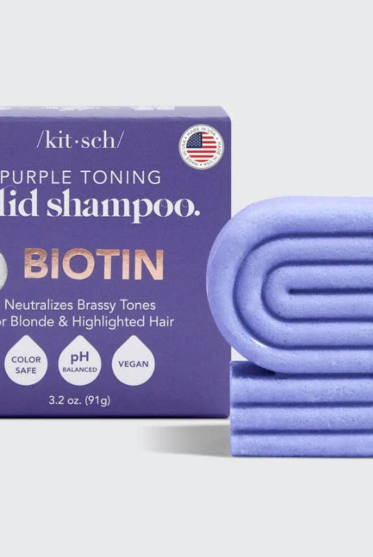 Purple Toning Shampoo Bar for Color Treated & Grey Hair { product_type }}