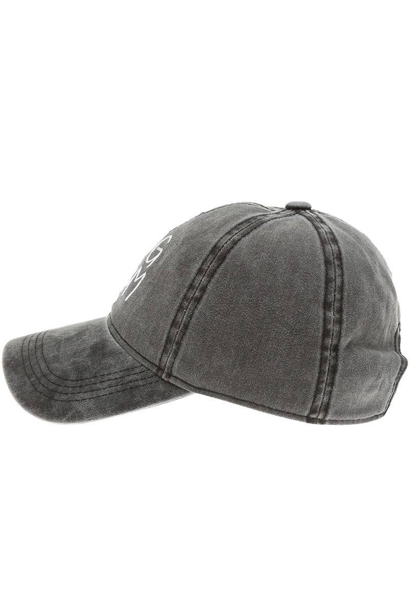 DOG MOM Embroidered Cotton Baseball Caps Dad Hat: DUSTY PINK / One Size { product_type }}