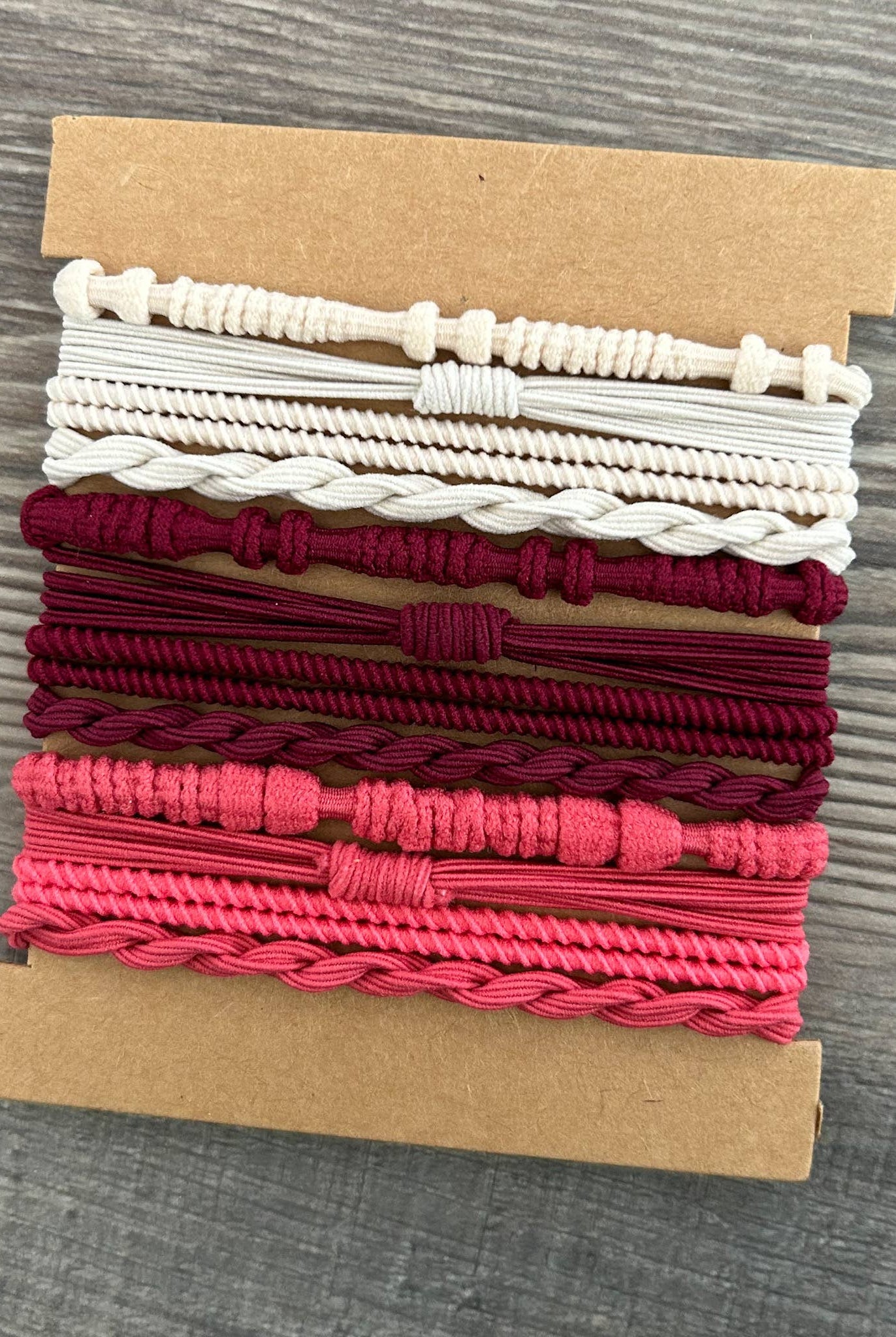 Boho Bracelet Hair Ties: Black { product_type }}
