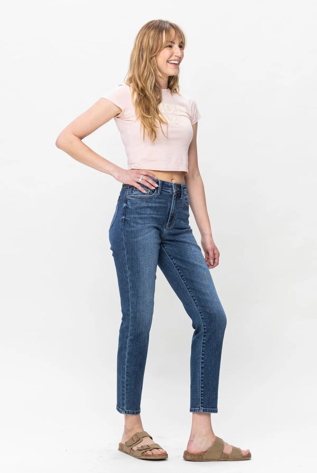 Judy Blue Shield Back Pocket Slim Fit { product_type }}